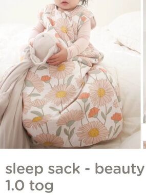 Floral Baby Gunamuna Sleep Sack in ‘Beauty’